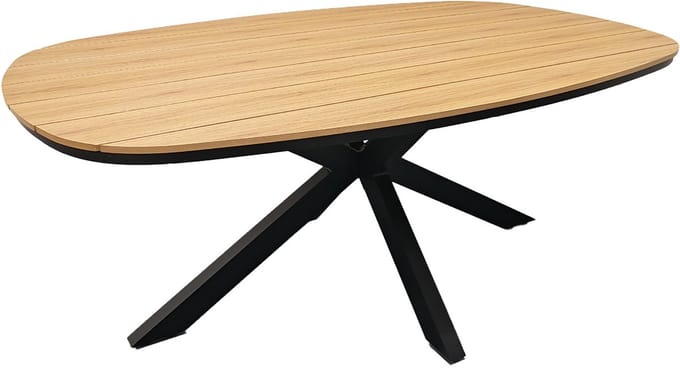 Tuintafel Cadiz 240x115cm | Tecon Teak & Camel