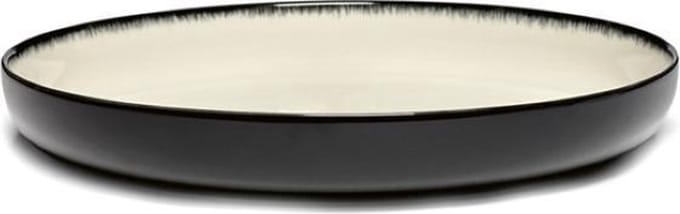 Serax Ann Demeulemeester Dé Bord Hoog Off White-Black D 27 cm