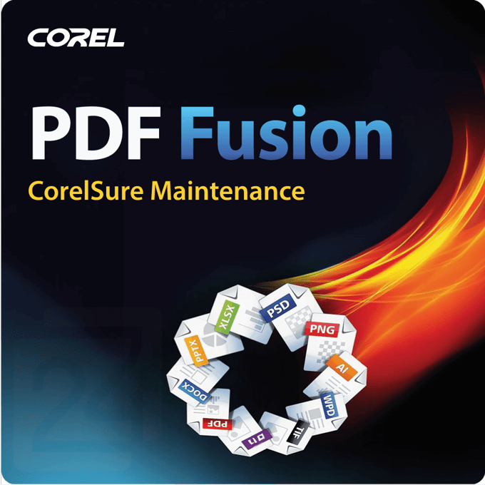 Corel PDF Fusion CorelSure Maintenance 1 - 10 User