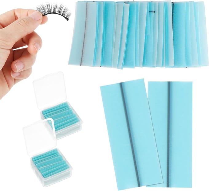 80 stuks Valse Zelfklevende Wimperstrips - Herbruikbaar en Sterke Grip