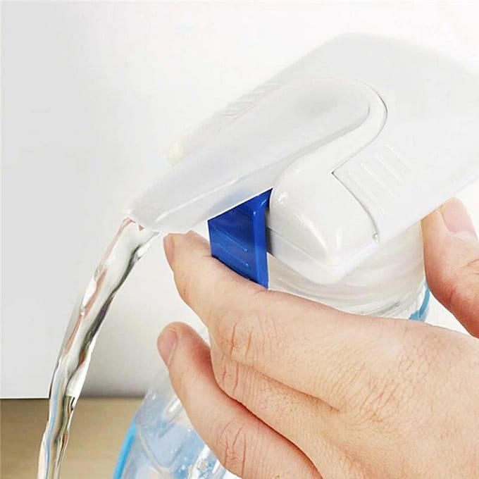 Pompe d'aspiration de paille à boire, distributeur automatique de boissons, robinet magique, pompe à eau anti-déversement, distributeur de bricolage blanc
