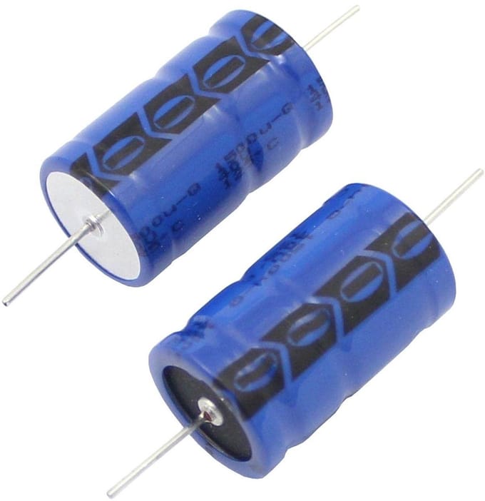 Elektrolytische Condensator - Axiale Component - Elektronische Circuits - Hoge Temperatuur Bestendig - 1500µF 40V