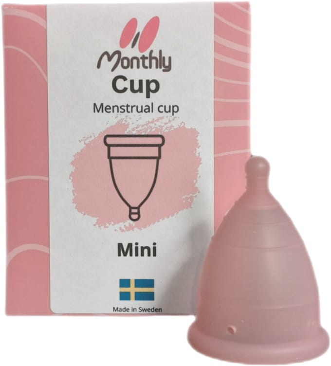 MonthlyCup menstruatiecup van medische siliconen - mini - S - roze