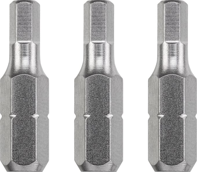 KWB 3 Bits Zeskant 25mm 4,0mm