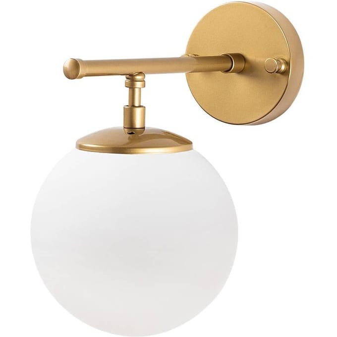 Asir - Wandlamp - Goud - 15 x 24 x 24 cm