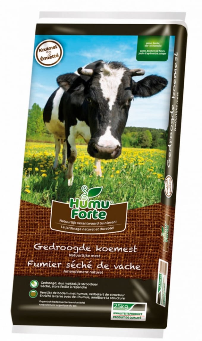 HumuForte Gedroogde koemest (korrel) - 25 kg
