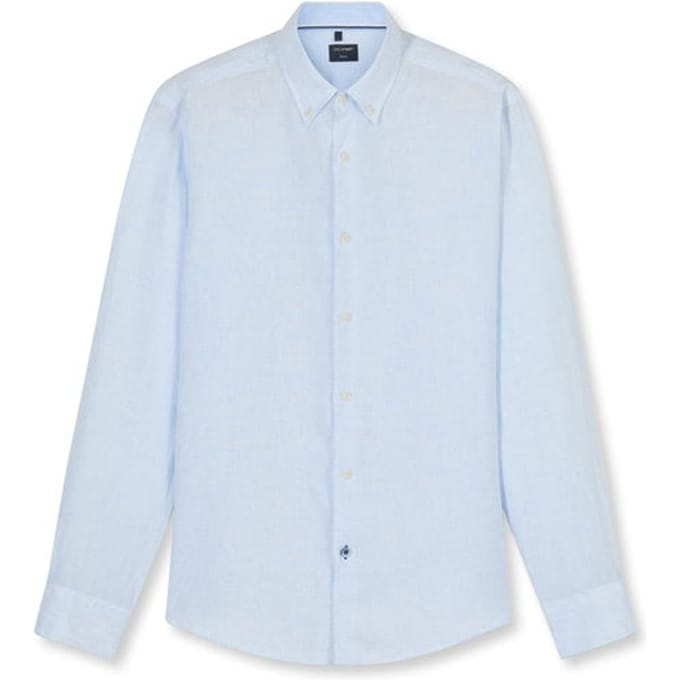 OLYMP Casual Overhemd, Regular Fit, Button-down, Lichtblauw