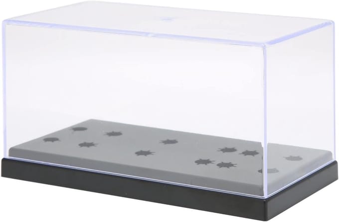 Naaldhouder Doos - Element Houder - Opslag Display - Transparante Behuizing - 18 x 11 x 10 cm - Zwart