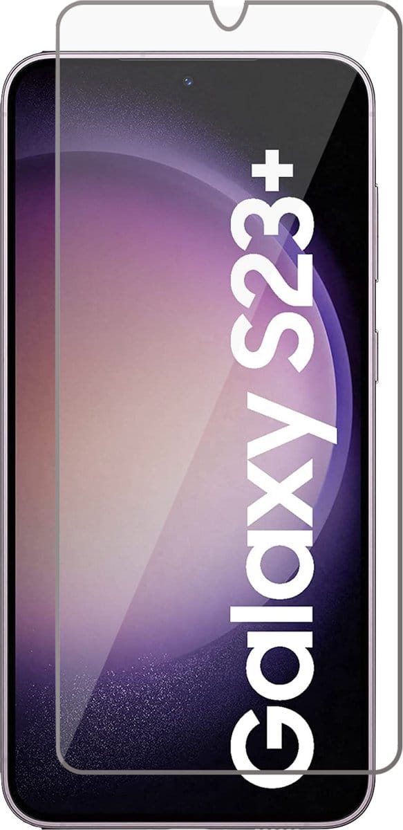 Screenprotector geschikt voor Samsung Galaxy S23 Plus - Gehard Glas Beschermglas Tempered Glass Screen Protector