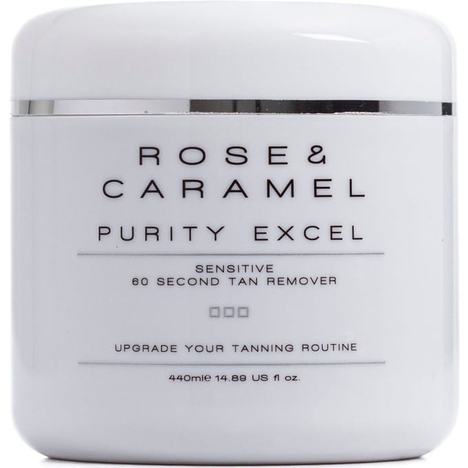 Rose & Caramel Purity Excel Sensitive 60 Second Self Tan Remover 440ml