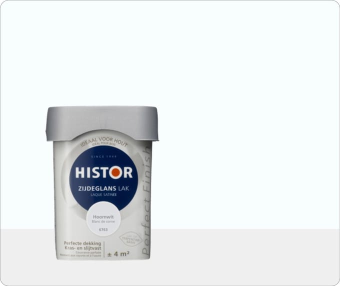 Histor Perfect Finish Lak Zijdeglans 0,25 liter - Hoornwit