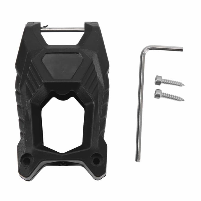 Porte-Clé UTV Noir Anti-Choc Coque de Clé de Contact Porte-Clés avec Trou pour Ryker gray