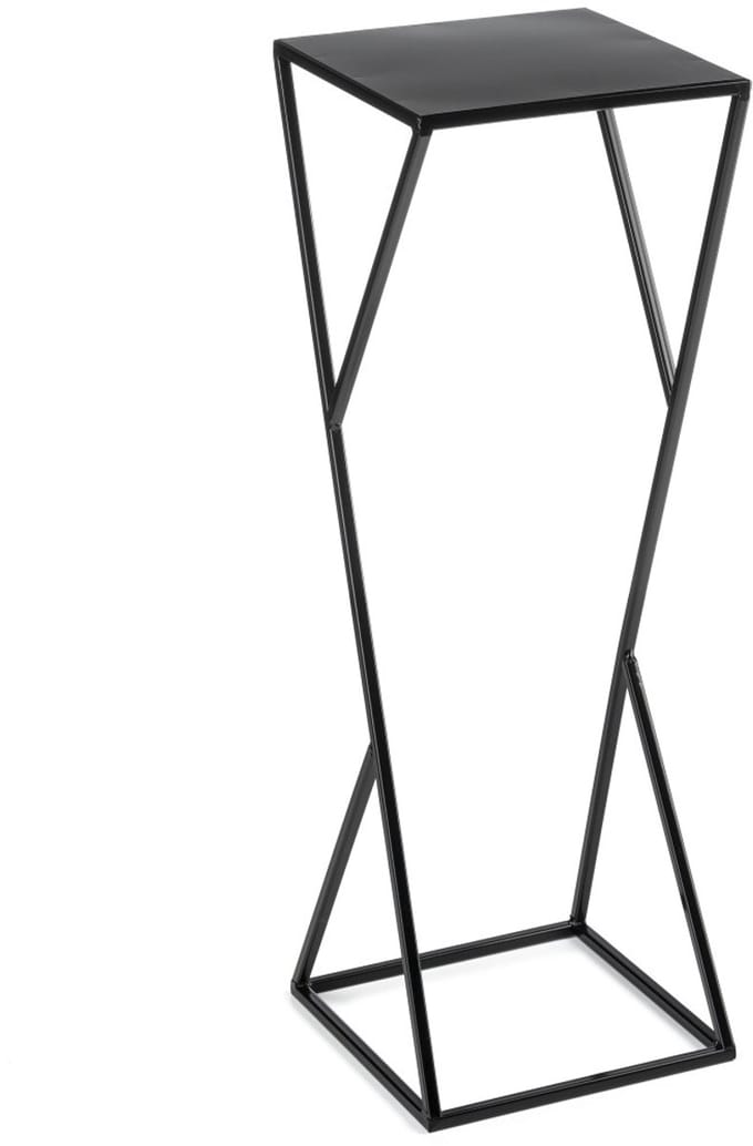 LoftPlant Modern - Plantenstandaard - Modern loftdesign - Staalconstructie - Zwart - 70 cm