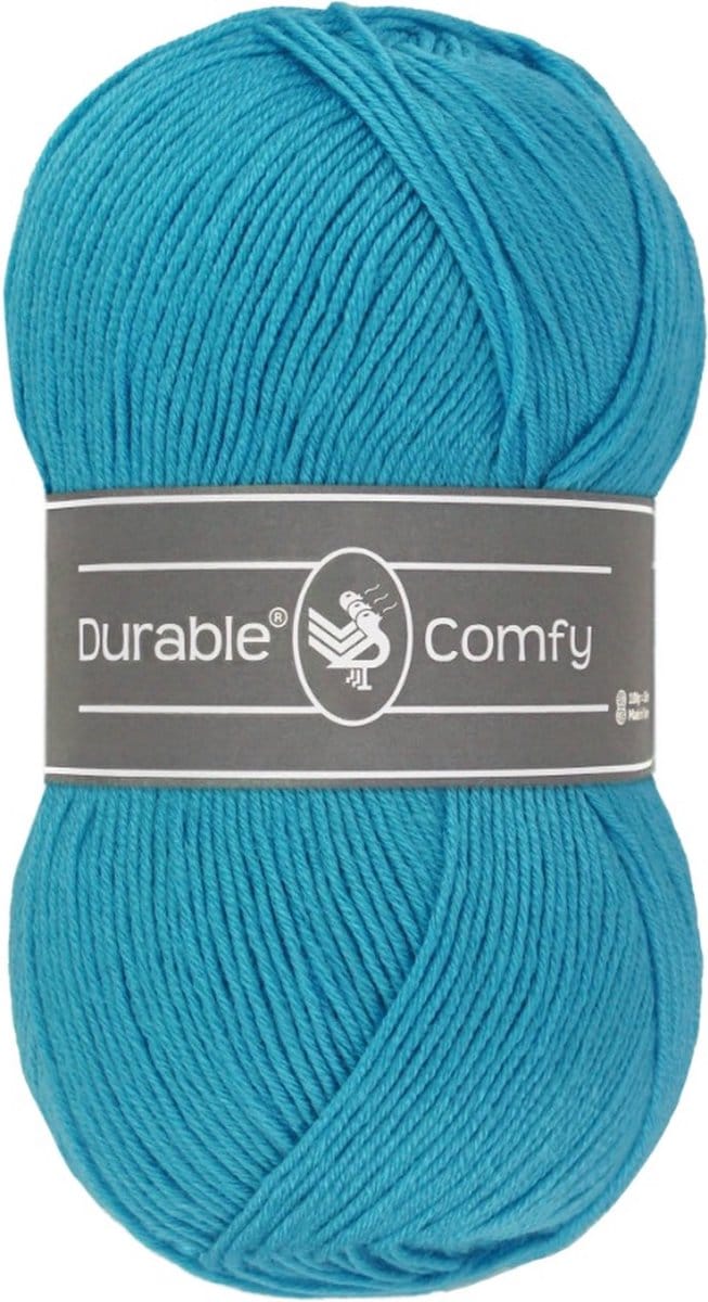 Durable Comfy - 373 Cyan Blue - Acrylgaren met Verfijnde Microvezel