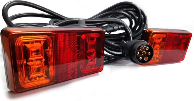 Aanhangwagen Verlichtingsset LED - 7,5 meter