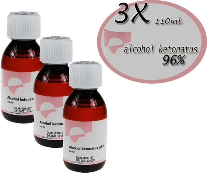 BT's Alchohol Ketonatus 96%- 3X 120ML