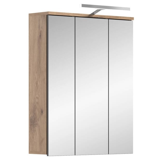 Mason spiegelkast inclusief verlichting Nox Oak NB - 37x60x77cm