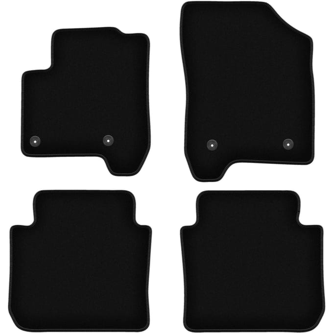 BASIC zwarte velours matten voor: Citroen C3 Picasso minivan (2008-2017)