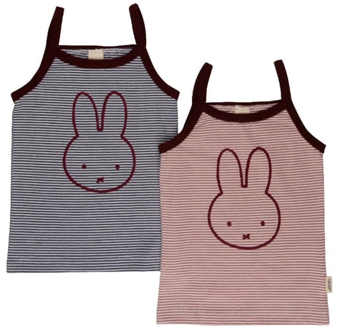 Nijntje singlet 2 stuks blauw roze