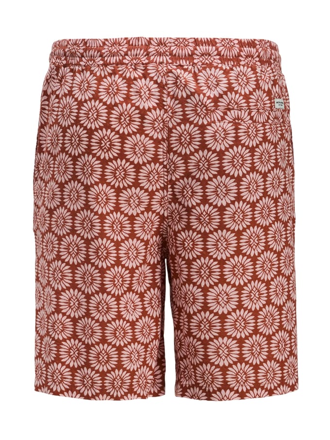 JACK&JONES - JPSTJAIDEN SEERSUCKER AOP SHORT SRT - Heren - Bermuda shorts