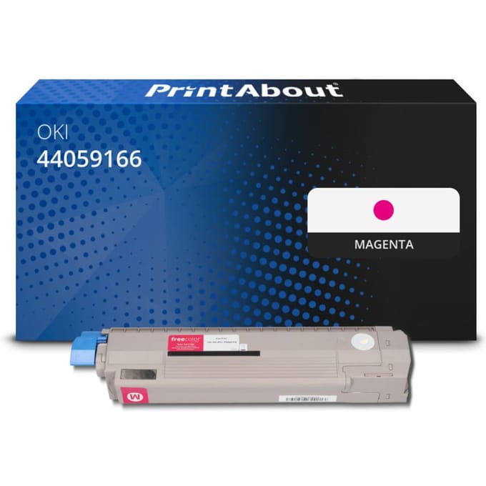 PrintAbout huismerk Toner 44059166 Magenta Geschikt voor OKI