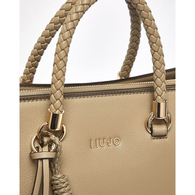 LIU JO schoudertas Manhattan ECS Tote Bag Mud Taupe