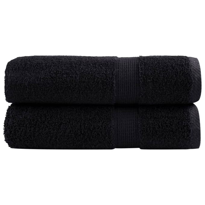 vidaXL - Badhanddoeken - SOLUND - 2 - st - 600 - g/m² - 100x150 - cm