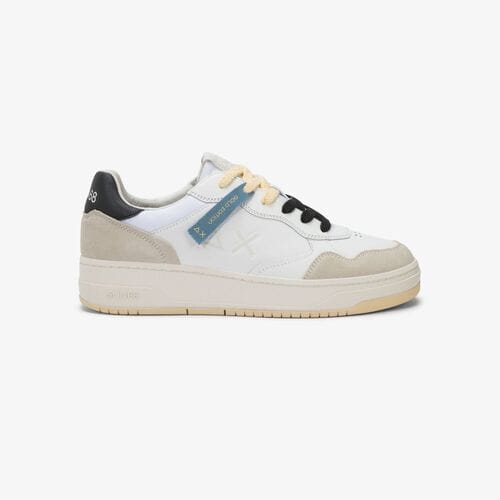Korte Broek Sun68 Z36153 BIG BASKET EVO-0111 BIANCO NERO