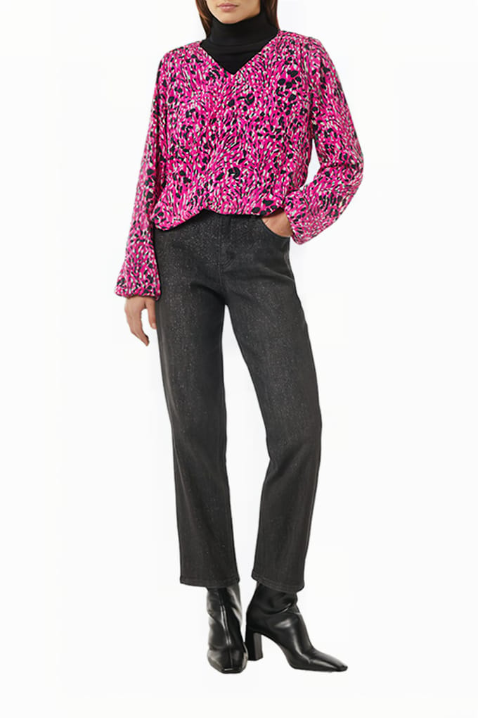 Comma Blouse Pink Taglia: 34 | Maglie a manica lunga Outlet | Donna | Rosa