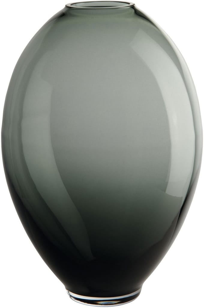 ASA Selection Vaas Mara Grey, decoratieve vaas, decoratieve vaas, glas, glanzend grijs, 25 cm, 94003290
