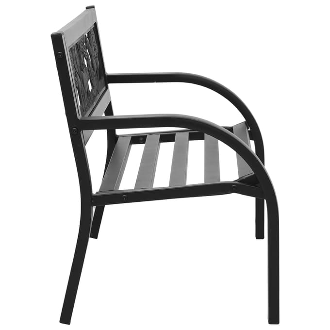vidaXL - Kindertuinbank - 86 - cm - staal
