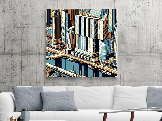 Kunstprint | Wanddecoratie | Dibond | 60 × 60 cm