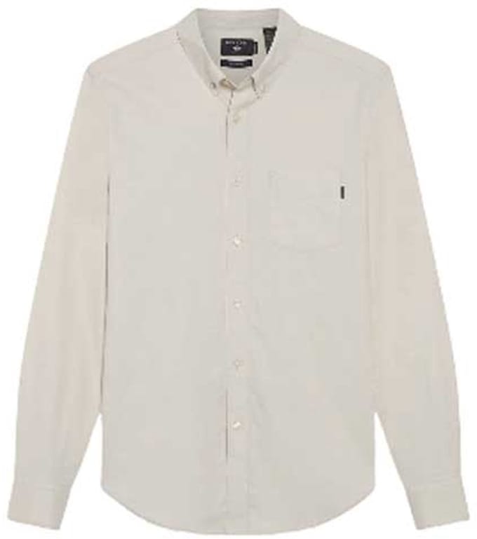 Dockers Oxford Slim Overhemd Met Lange Mouwen Beige L Man