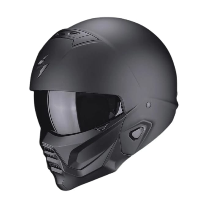 Scorpion Exo-Combat II Matt black - Jethelm - Maat L - Motorhelm - ECE 22-06 gekeurd