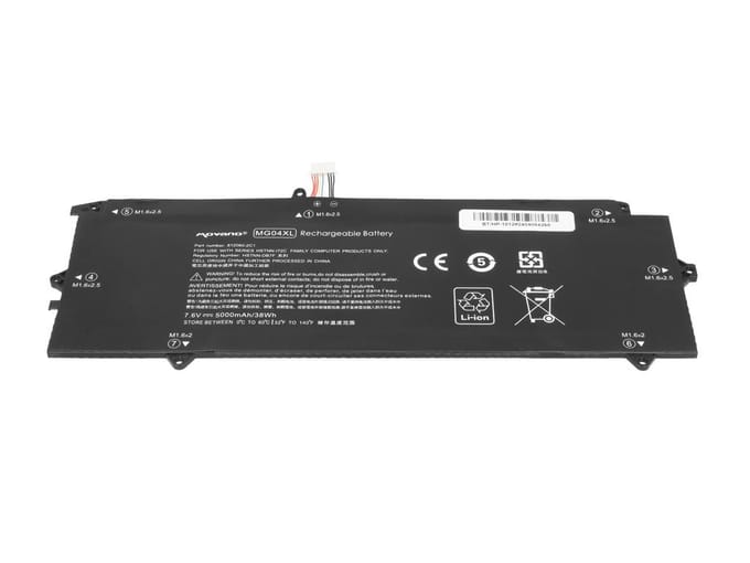 Movano - Serie 1012 - Laptopbatterij - Lange Levensduur - Veiligheid