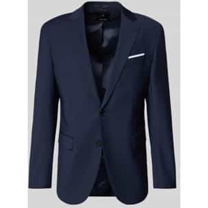 Slim fit 2-knoops colbert met klepzakken