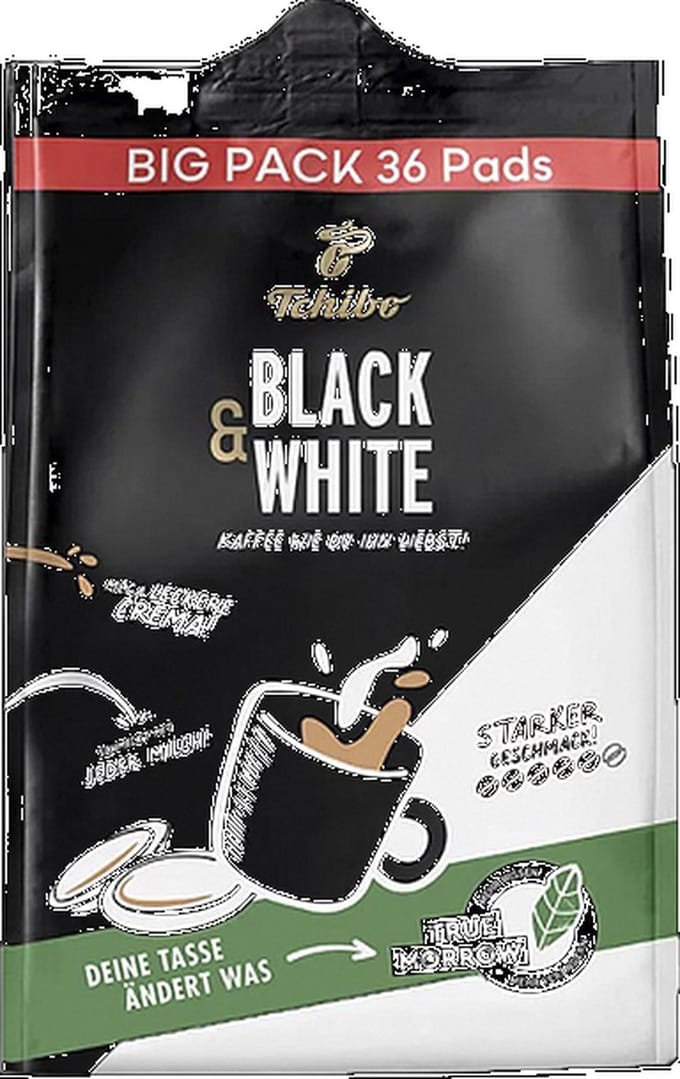 Tchibo - Black & White - 12x 36 pads