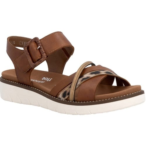 Sandalen met sleehak Remonte D2043