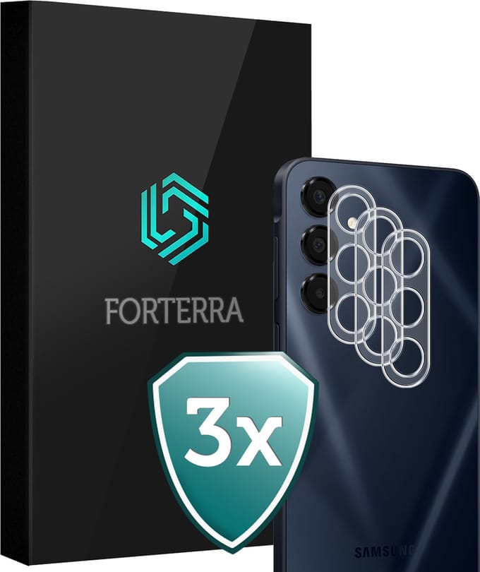 Camera Lens Protector 3 Stuks - Geschikt voor Samsung Galaxy A16 - Camera Screenprotector Beschermglas - Gehard Glas - Tempered Glass - Screen Protector