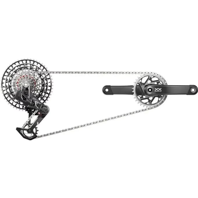 Compleet fietspakket t-type axs clip-on Sram XX-SL Eagle Cl55 Dub 12V Q168 34D 175MM 10/52
