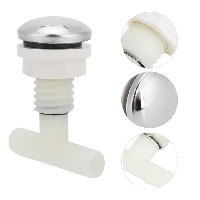 Luchtmondstuk Accessoire Badkuip Hydrotherapie Bronbad Zwembad Luchtmondstuk(60?04) 60?04 white