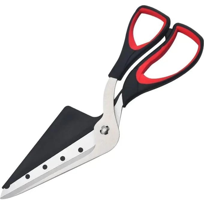 Ciseaux à pizza professionnels, lame tranchante et détachable en acier inoxydable, ciseaux coupe-pizza, spatule à pizza facile à couper, outils de coupe