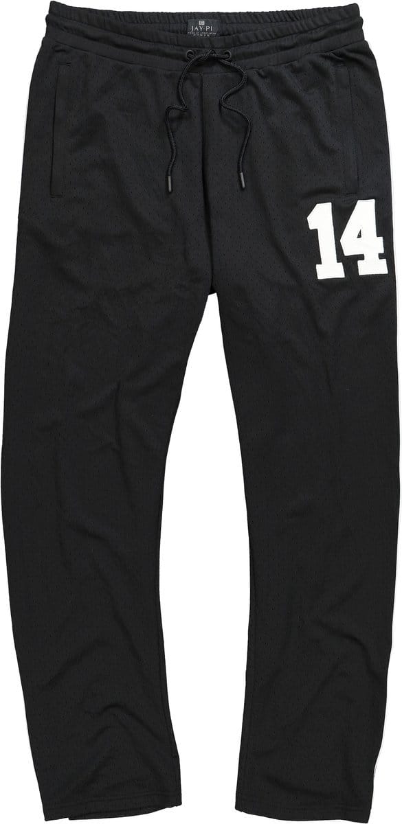 JAY-PI - Heren - Mesh-joggingbroek fitness Basic Fit - Zwart - Maat 3XL