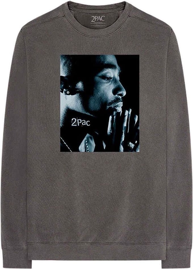 Tupac - Changes Side Photo Longsleeve shirt - XL - Grijs