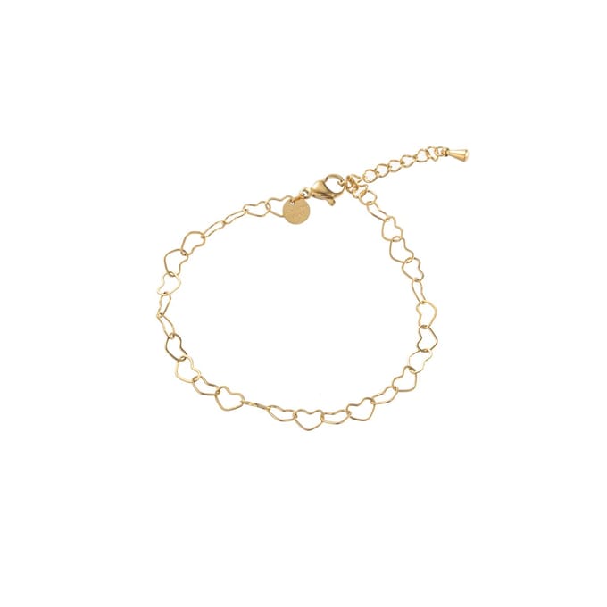 Go Dutch Label Armband (Sieraad) open hart Goud