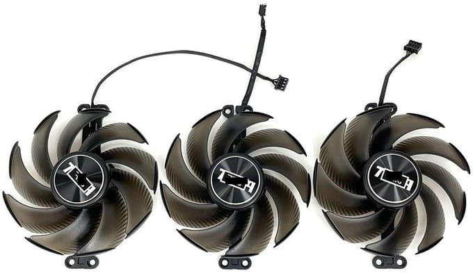 Ventilator Grafische Kaart - GPU Koeler - PC Onderdelen - Luchtgekoeld - 90 mm - Zwart