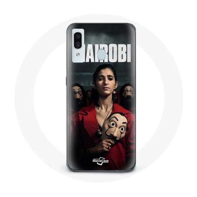 Coque - La casa de papel - Samsung Galaxy A30 - Souple - Noir - Protection