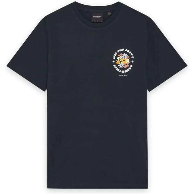 Lyle & Scott - Heren t-shirt - Maat S - Mannen - MARINE -