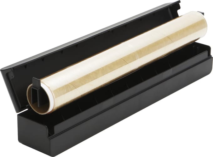 Yamazaki Magnetische Vershoudfolie Dispenser - Tower - Zwart
