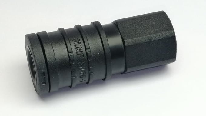 KN06 Serie kunststof snelkoppeling - G 1/4'' binnendraad - (afsluitkoppeling)